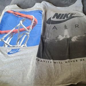2 nike t-shirts